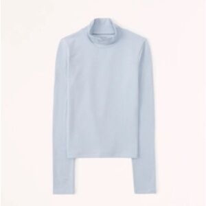 Abercrombie & Fitch Long-Sleeve Mockneck Top